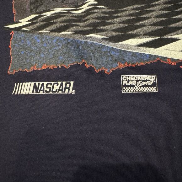 Vintage Darrell Waltrip NASCAR Shirt Sz L Route 66 Racing Double Sided Graphic - Picture 5 of 10